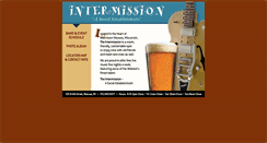 Desktop Screenshot of intermissionbar.com